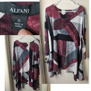 Alfani Women's Tunic style blouse size XL